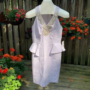 Cute white dress!